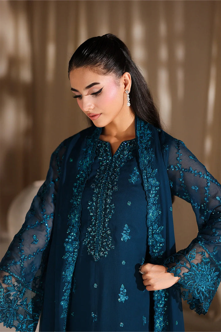 Luxe Embroidered  Lawn 3pcs