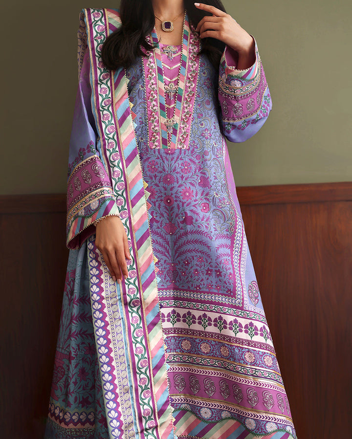 Hemline Nirvana Unstitched 3 Pc
