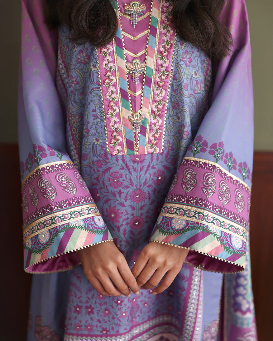 Hemline Nirvana Unstitched 3 Pc