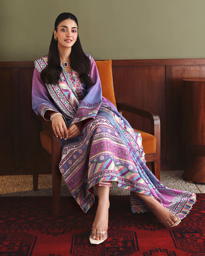 Hemline Nirvana Unstitched 3 Pc
