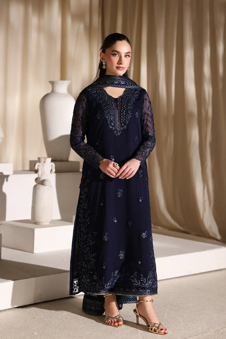 Luxe Embroidered  Lawn 3pcs