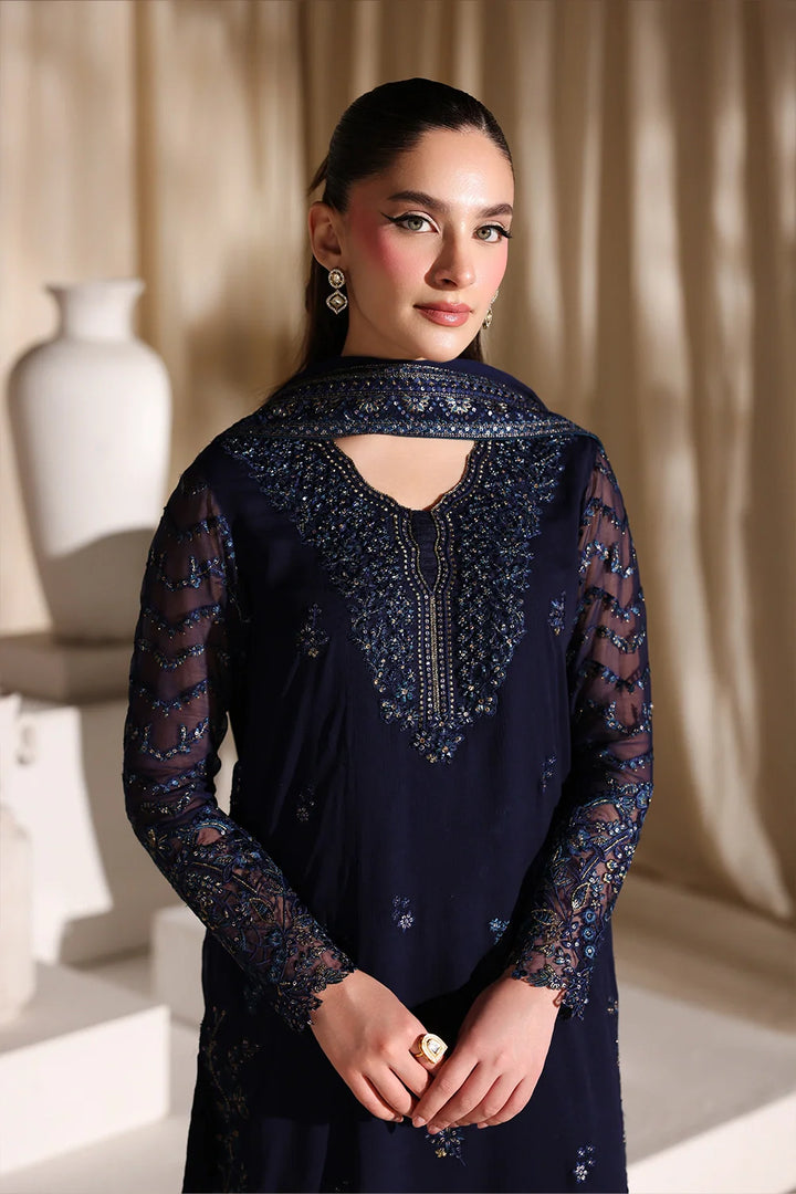 Luxe Embroidered  Lawn 3pcs