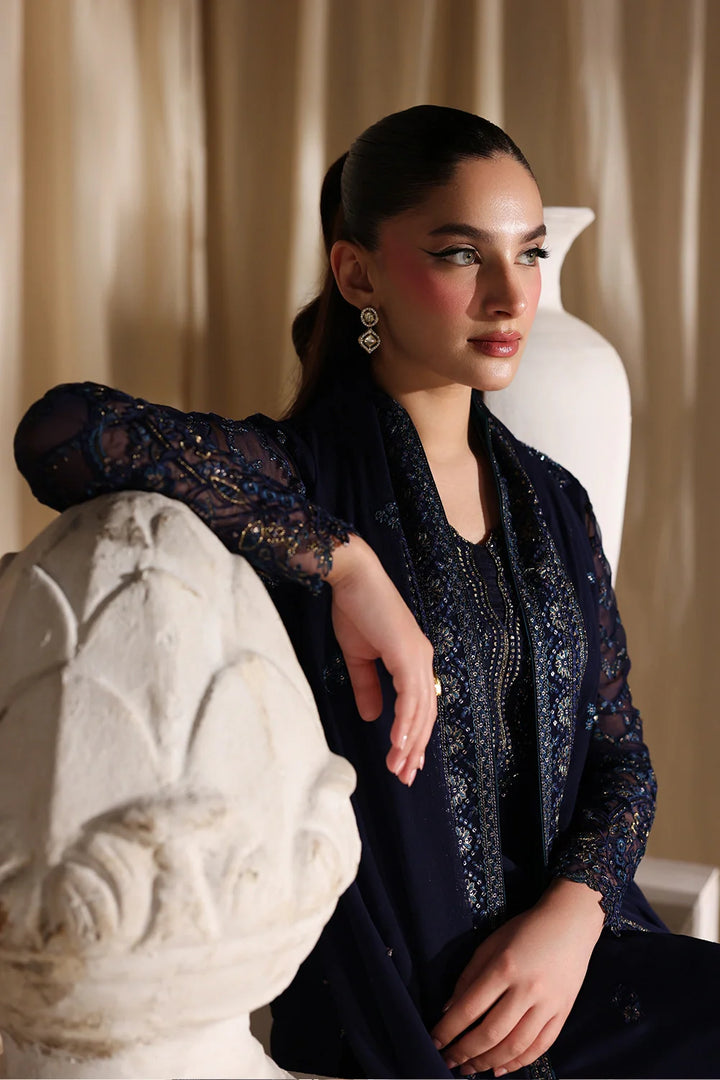 Luxe Embroidered  Lawn 3pcs
