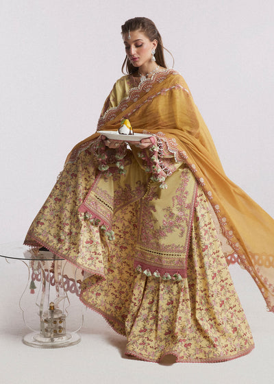 HUSSAIN REHAR LUXURY LAWN-Limone