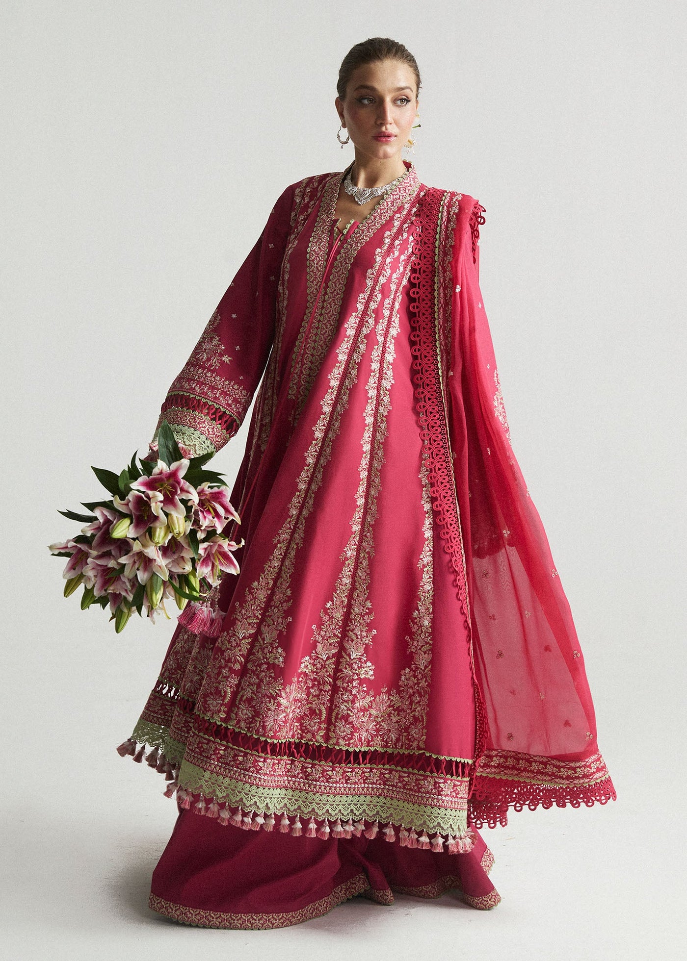 HUSSAIN REHAR LUXURY LAWN-Coralé