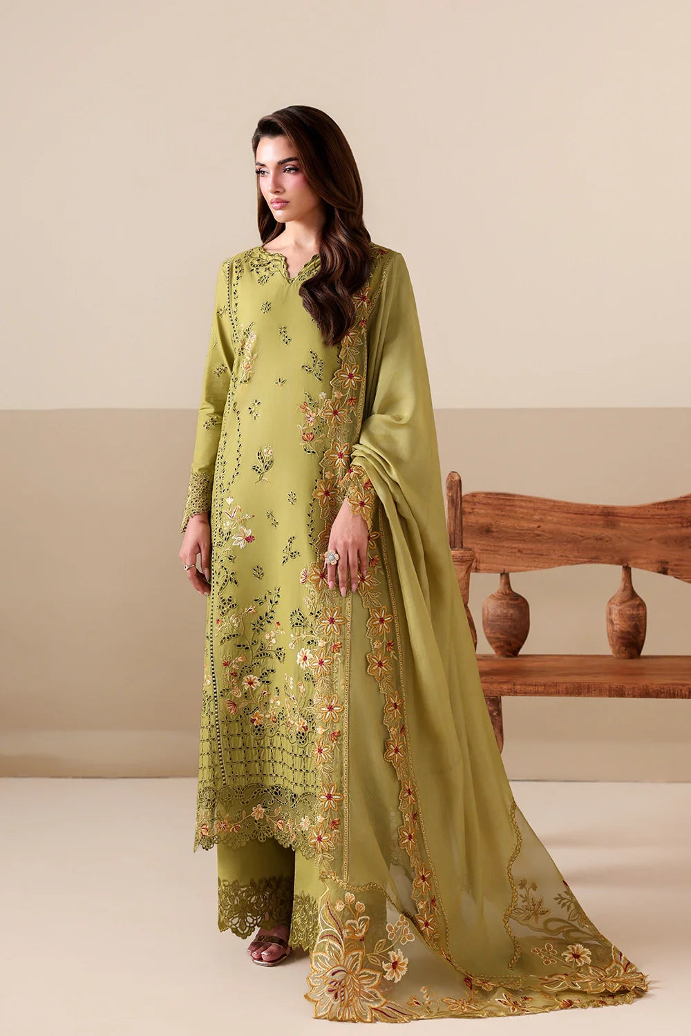 Embroidered Lawn 3 Piece Unstitched