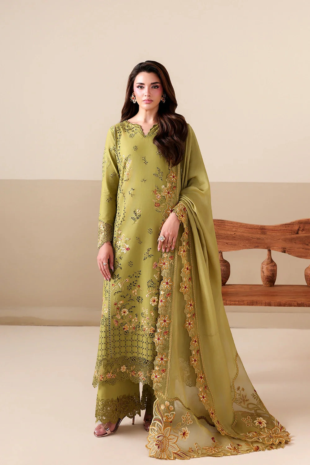 Embroidered Lawn 3 Piece Unstitched