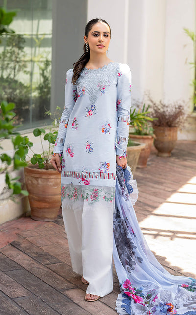 Pankh MK-03 | Unstitched Lawn