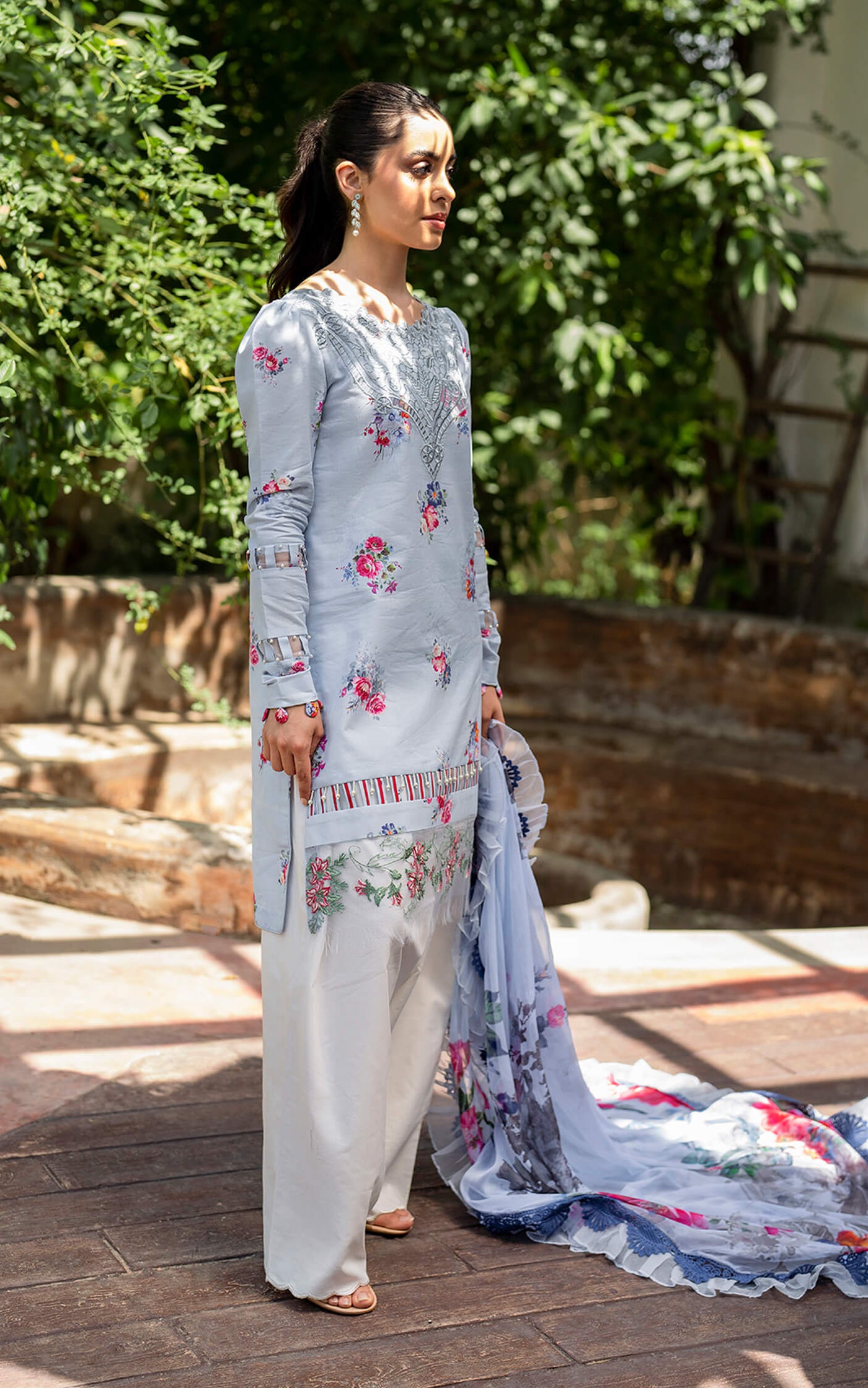 Pankh MK-03 | Unstitched Lawn