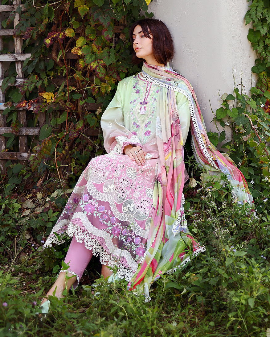 solace ombre chikankari
