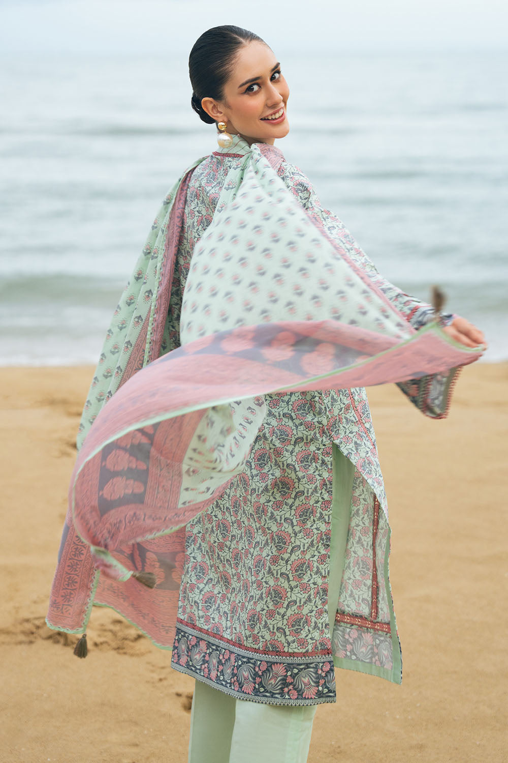 3 Piece Printed Bloom Summer Lawn Collections