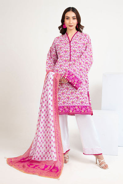 3 Piece Printed Bloom Summer Lawn Collections