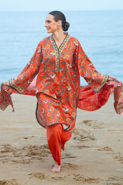 3 Piece Printed Bloom Summer Lawn Collections