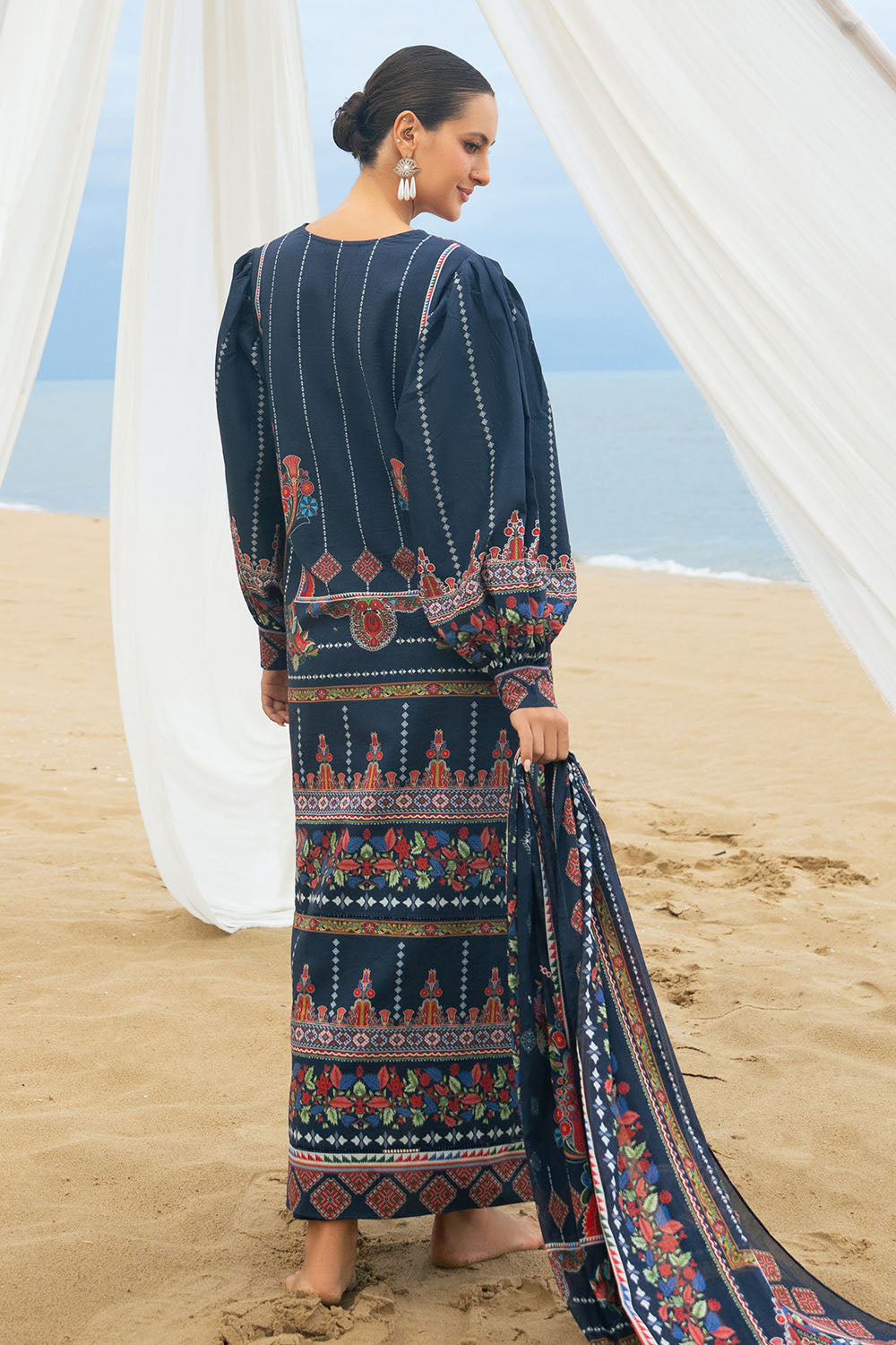 3 Piece Printed Bloom Summer Lawn Collections