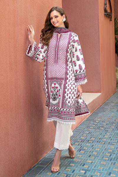 3 Piece Printed Bloom Summer Lawn Collections