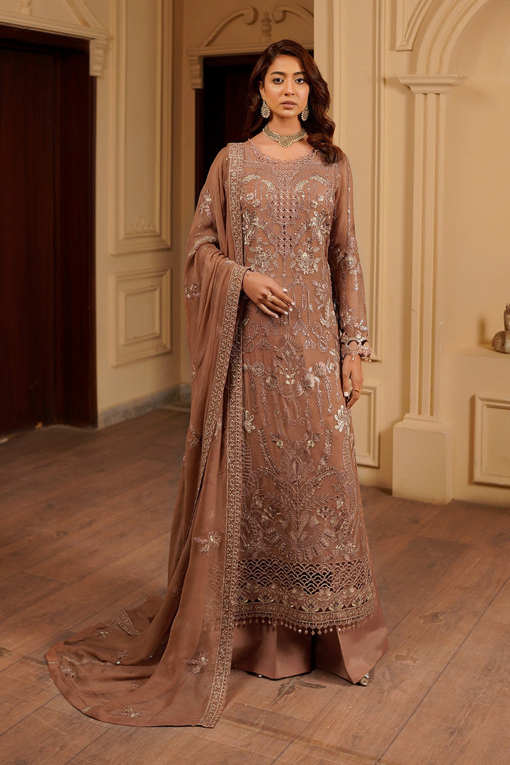 aarzu Unstitched Luxury Chiffon 3 Piece