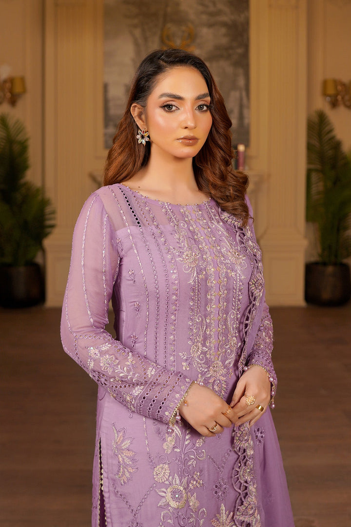 aarzu Unstitched Luxury Chiffon 3 Piece