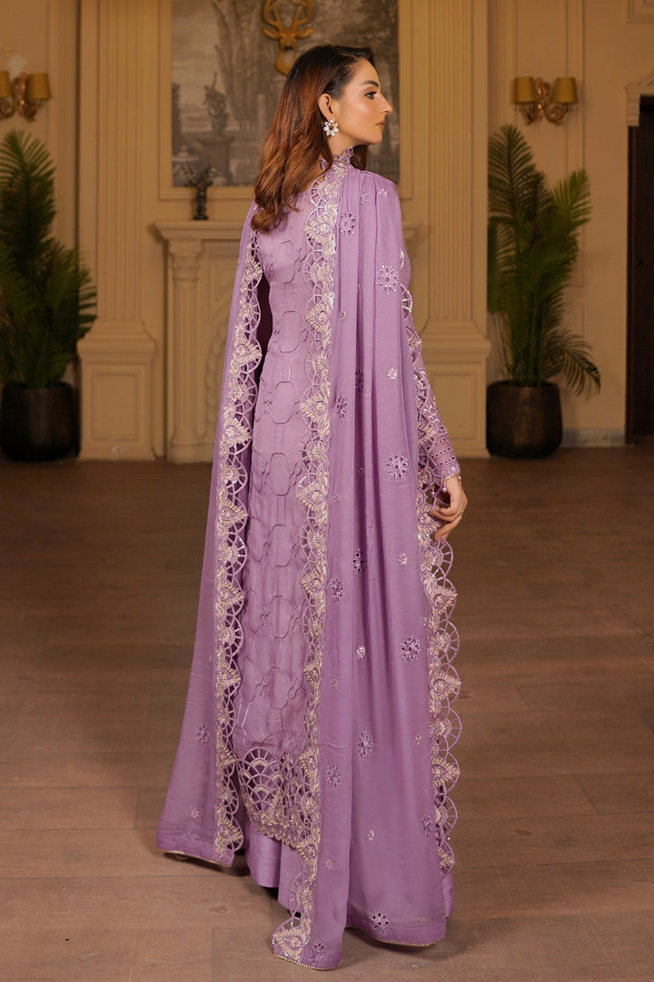 aarzu Unstitched Luxury Chiffon 3 Piece