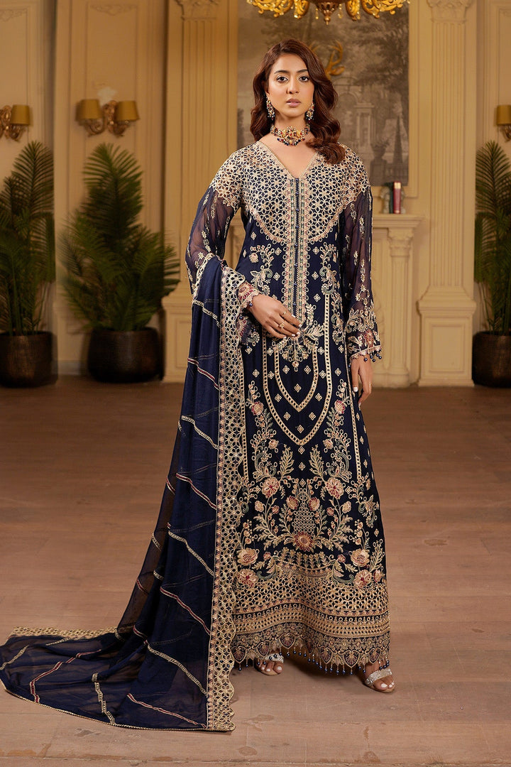 aarzu Unstitched Luxury Chiffon 3 Piece