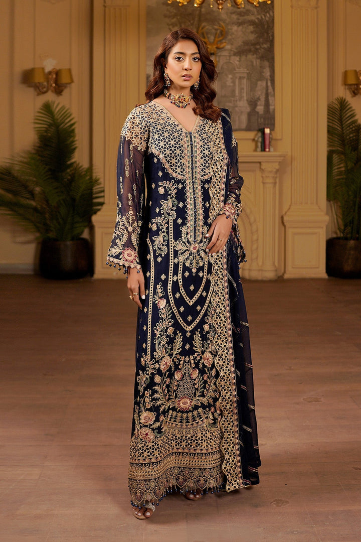 aarzu Unstitched Luxury Chiffon 3 Piece