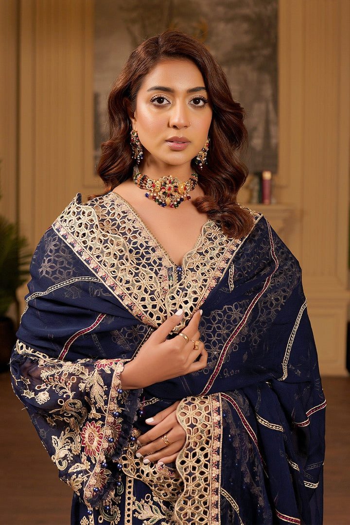 aarzu Unstitched Luxury Chiffon 3 Piece