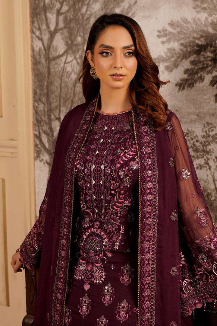 aarzu Unstitched Luxury Chiffon 3 Piece