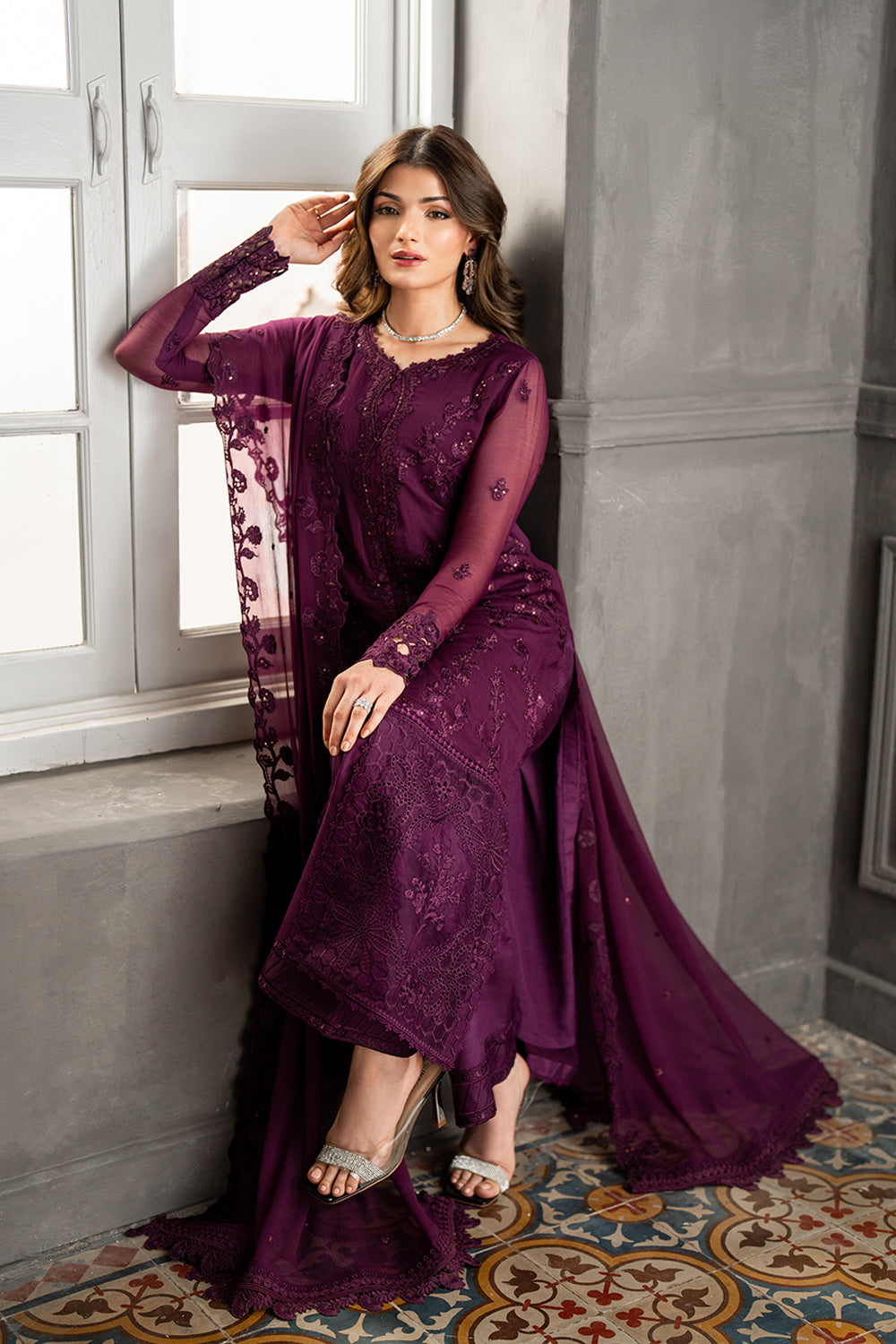 Embroidered 3pcs