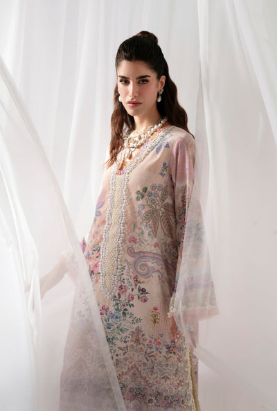 Garden Whisper Printed silk