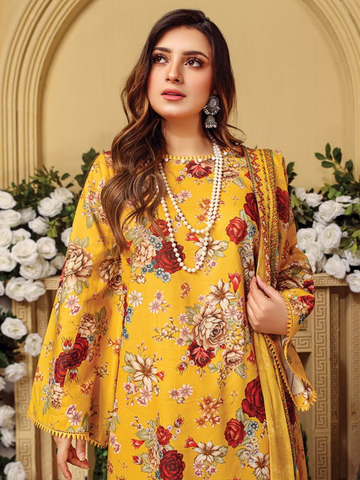 Rang e Bahar by Humdum Unstitched Printed Lawn