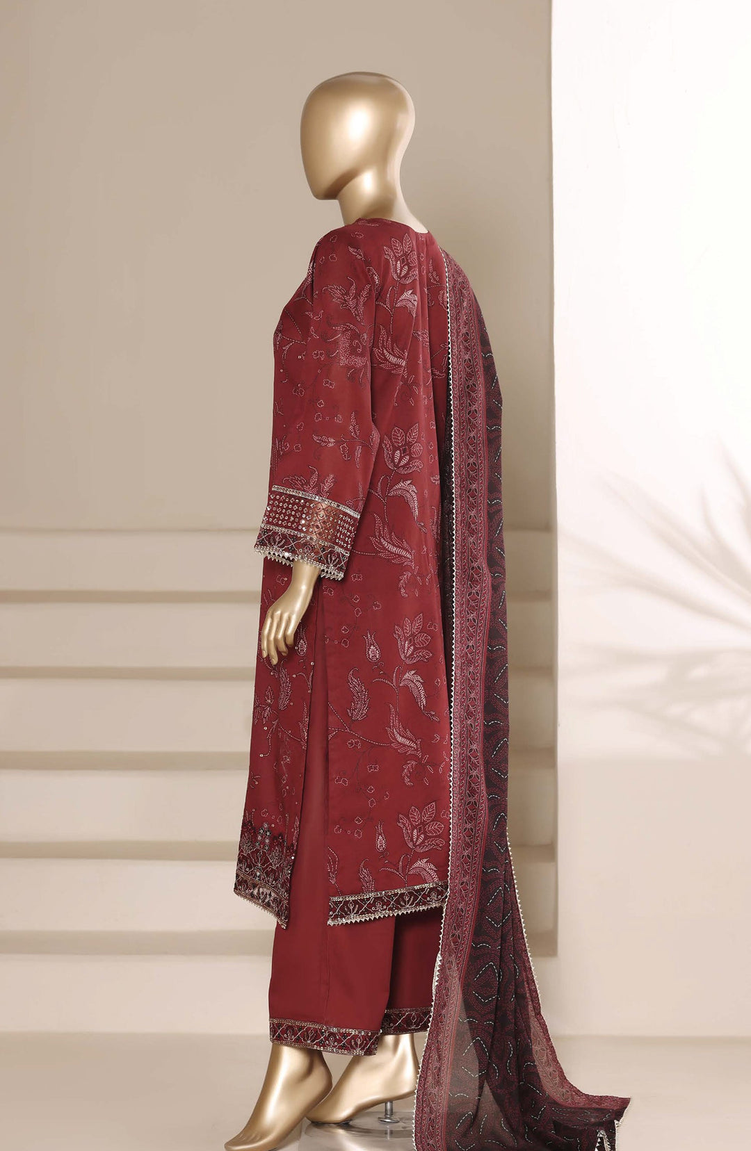 Regal Embroidered Lawn Stitched 3 Piece