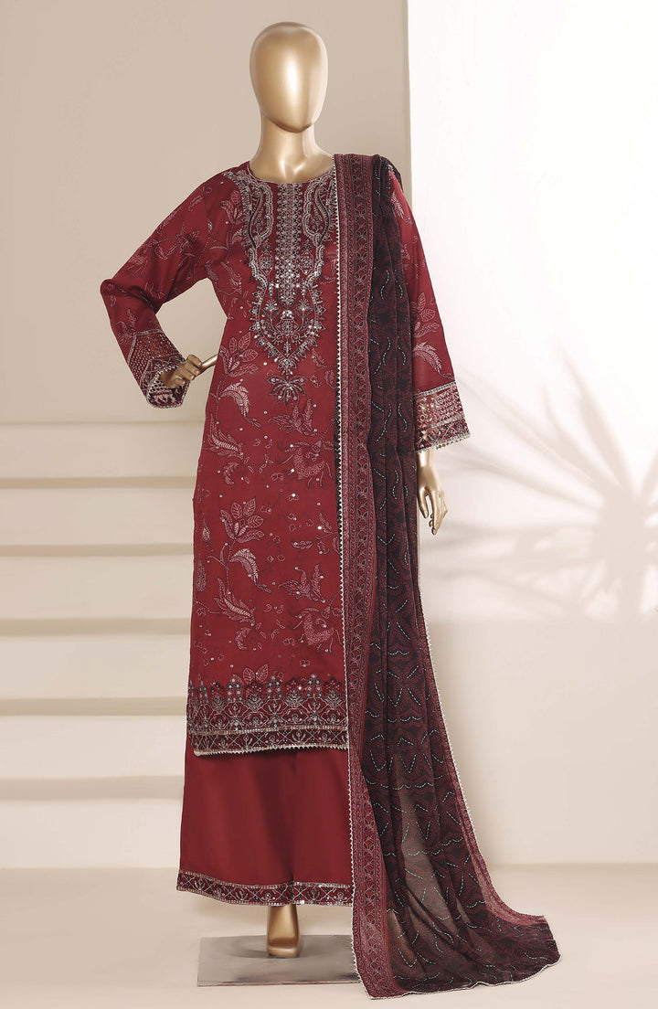 Regal Embroidered Lawn Stitched 3 Piece