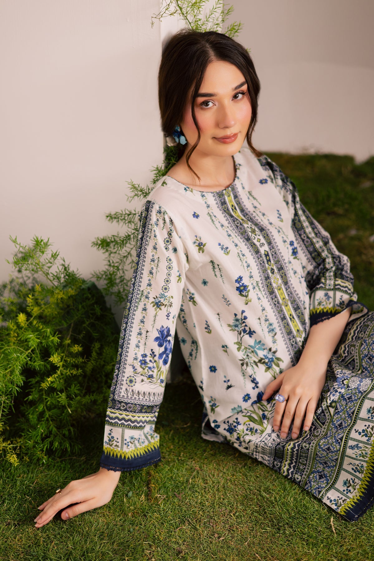 Reyna 2Pc - Printed Lawn Dress