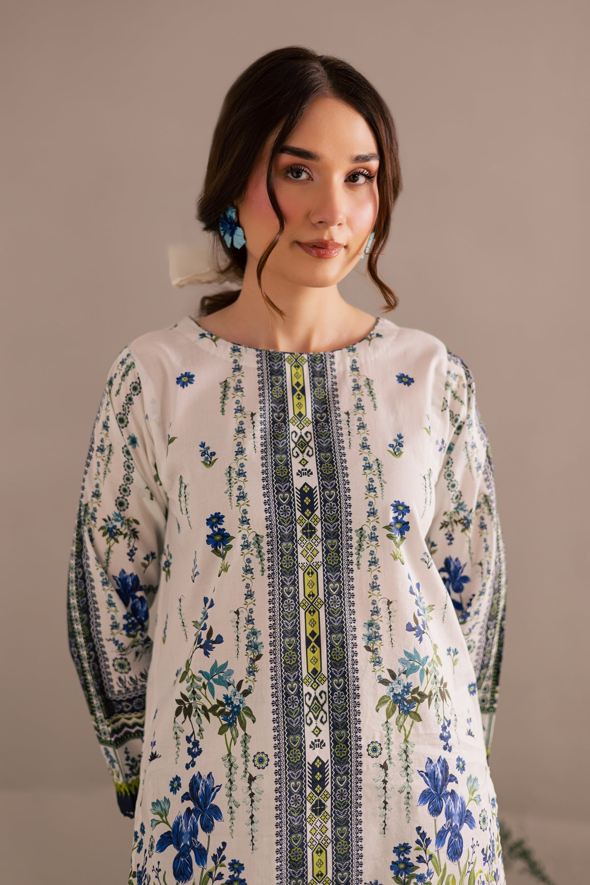 Reyna 2Pc - Printed Lawn Dress
