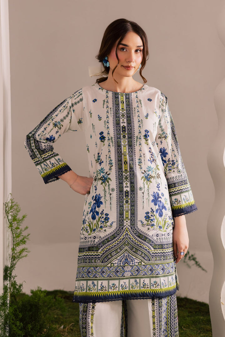 Reyna 2Pc - Printed Lawn Dress
