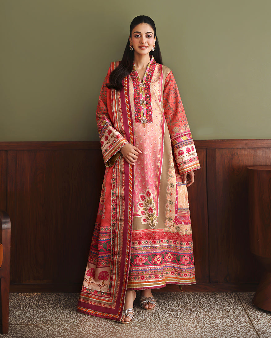 Hemline Nirvana Unstitched 3 Pc