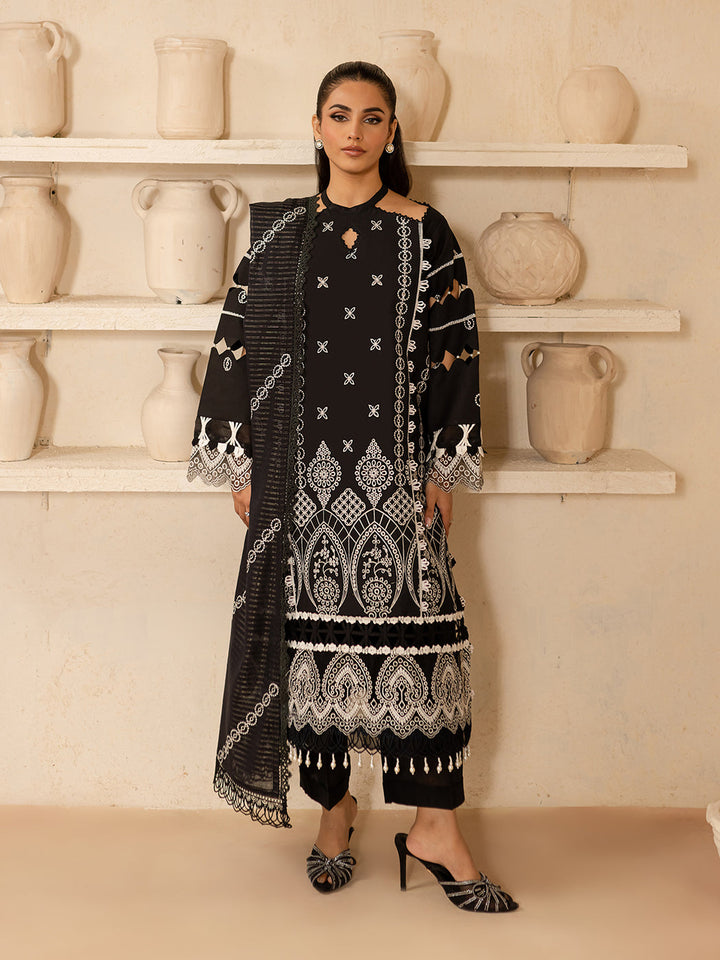 Summer Embroidered  Garden Lawn