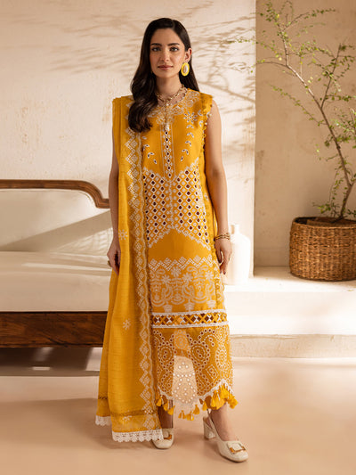 Summer Embroidered  Garden Lawn