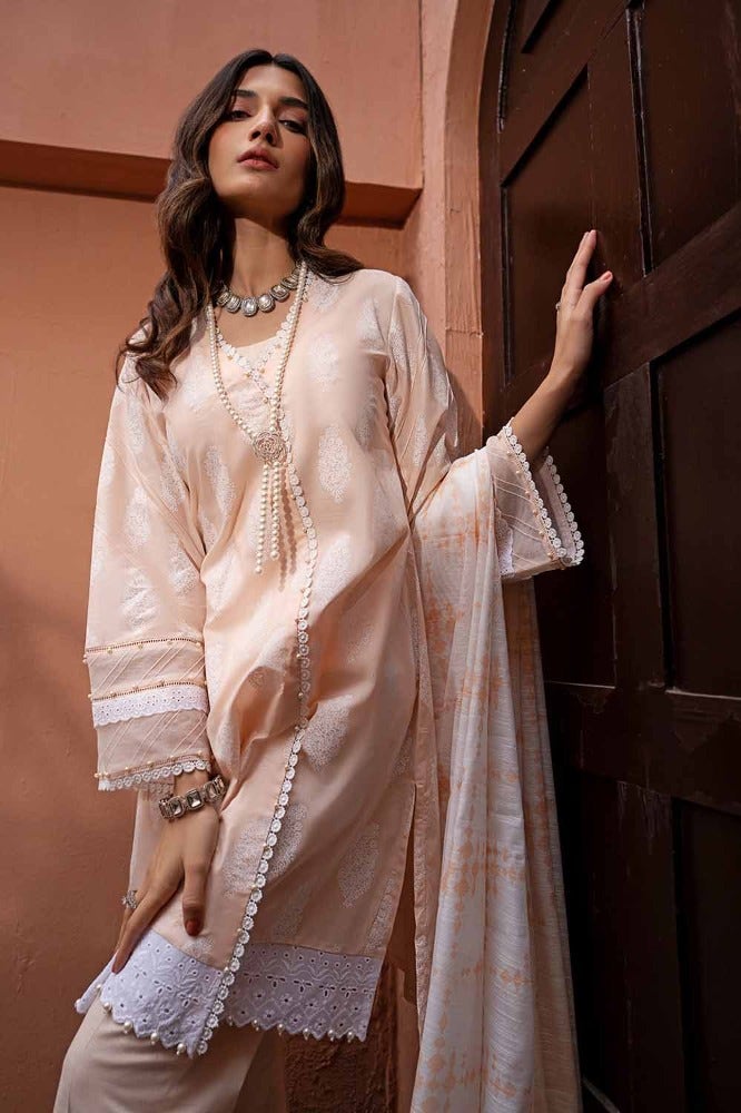 GUL AHMED EMBROIDERED LAWN SUIT