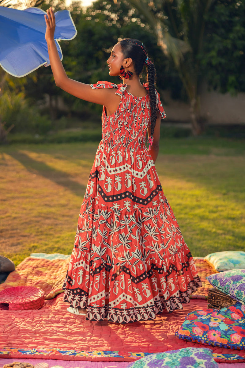 3 Pc Printed Silver Lawn