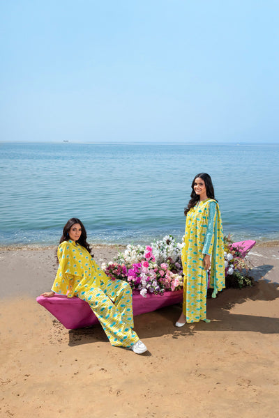 3 Pc Printed Lawn Suit With Lawn Dupatta
