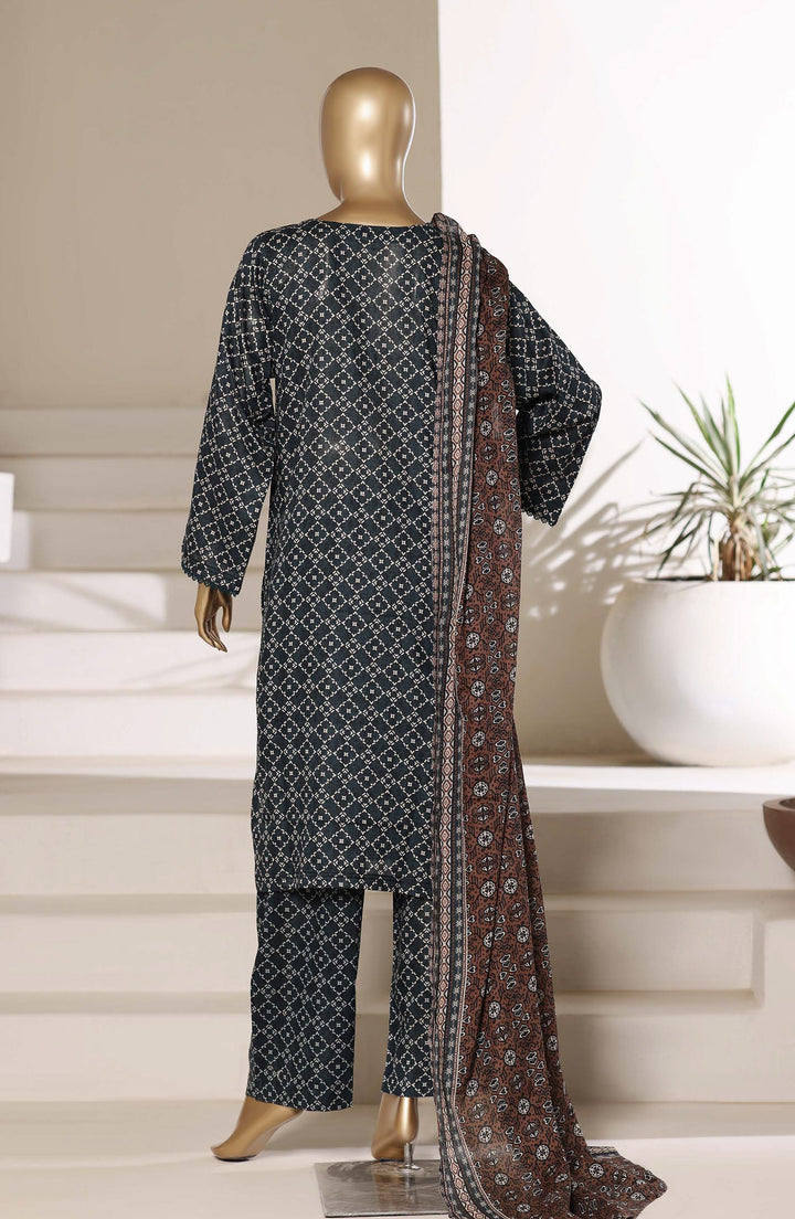 Printed Lawn Stitched 3 Piece Suit