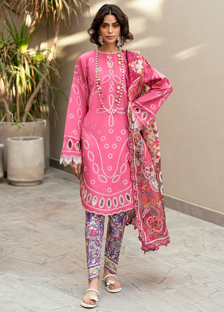 Embroidered Lawn 3 Piece Suit
