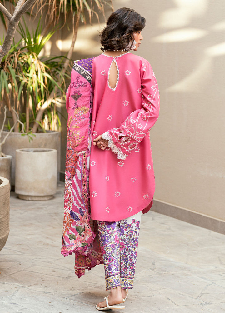 Embroidered Lawn 3 Piece Suit