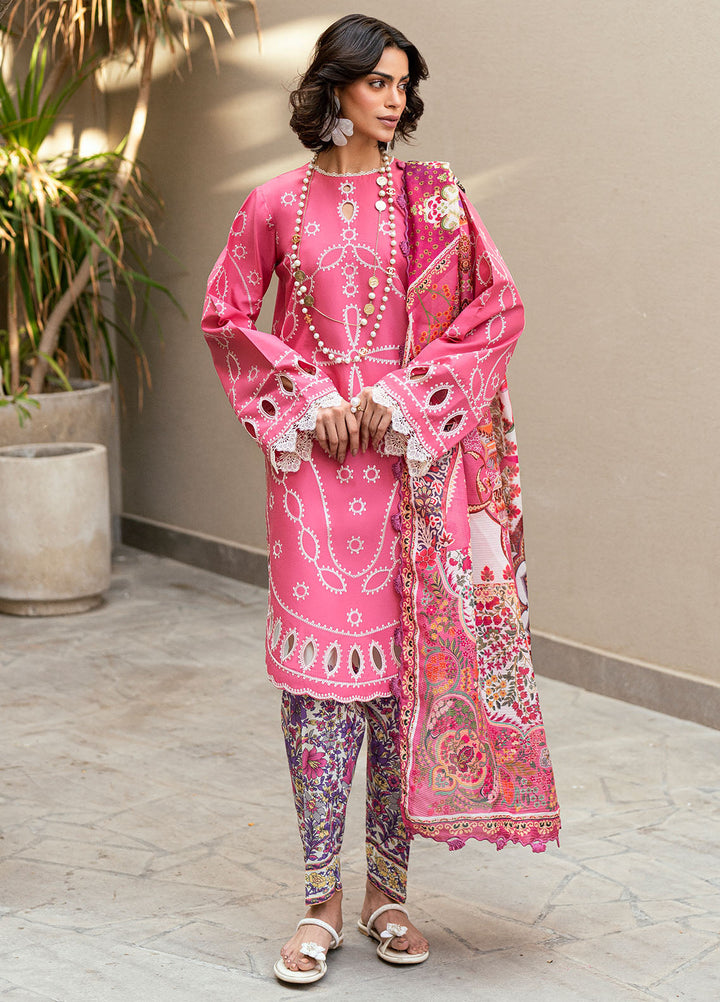 Embroidered Lawn 3 Piece Suit