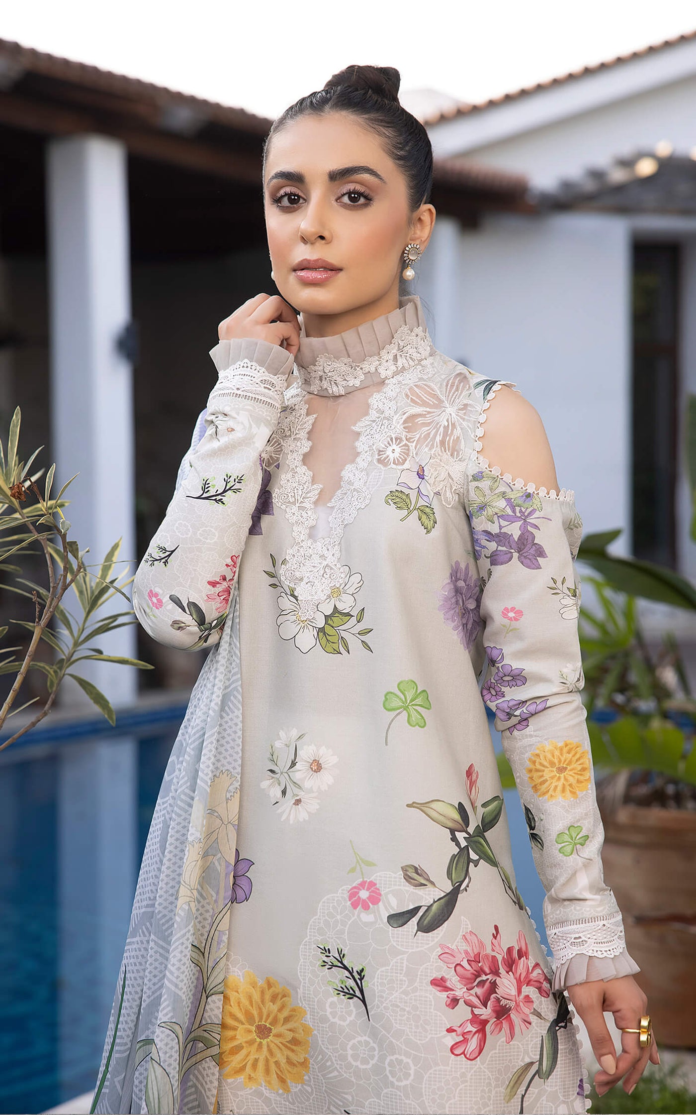 Sarmayi MK-16 | Unstitched Lawn