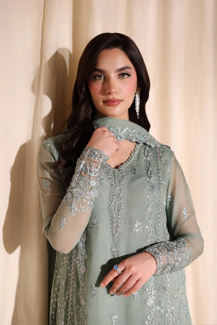Luxe Embroidered  Lawn 3pcs
