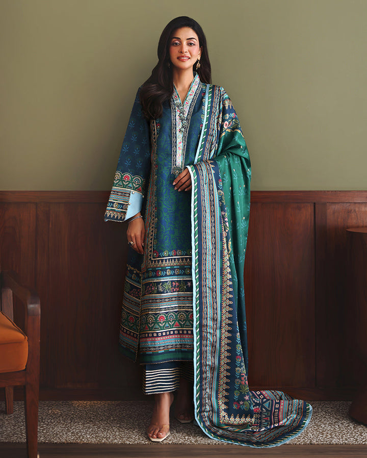Hemline Nirvana Unstitched 3 Pc