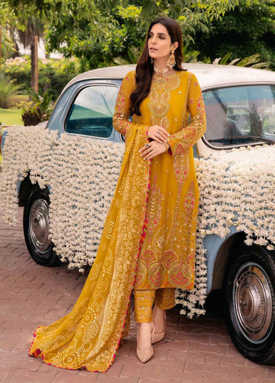 CHARIZMA SHEHNAI UNSTITCHED CHIFFON