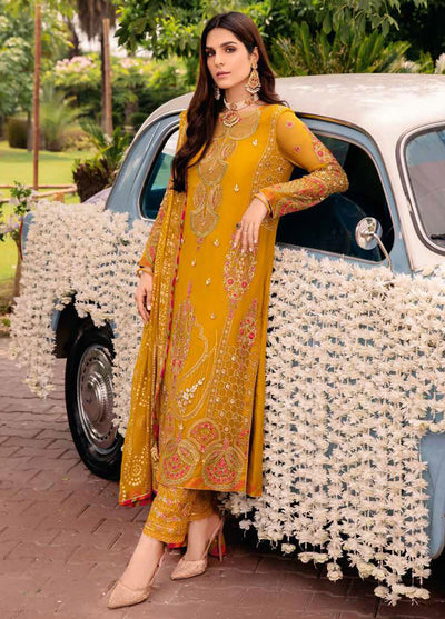 CHARIZMA SHEHNAI UNSTITCHED CHIFFON