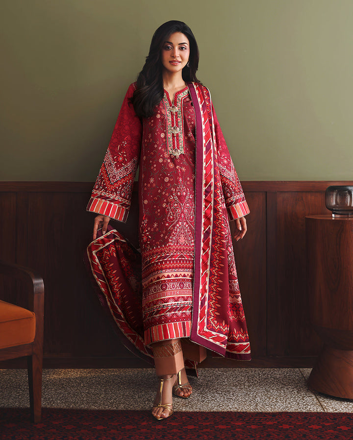 Hemline Nirvana Unstitched 3 Pc